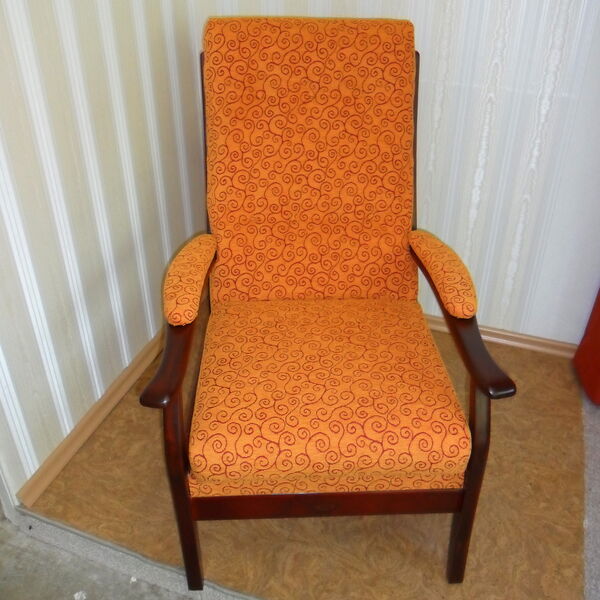 Polstermöbel Retro Sessel Stuhl Lehne BTZ Produktion Aschersleben