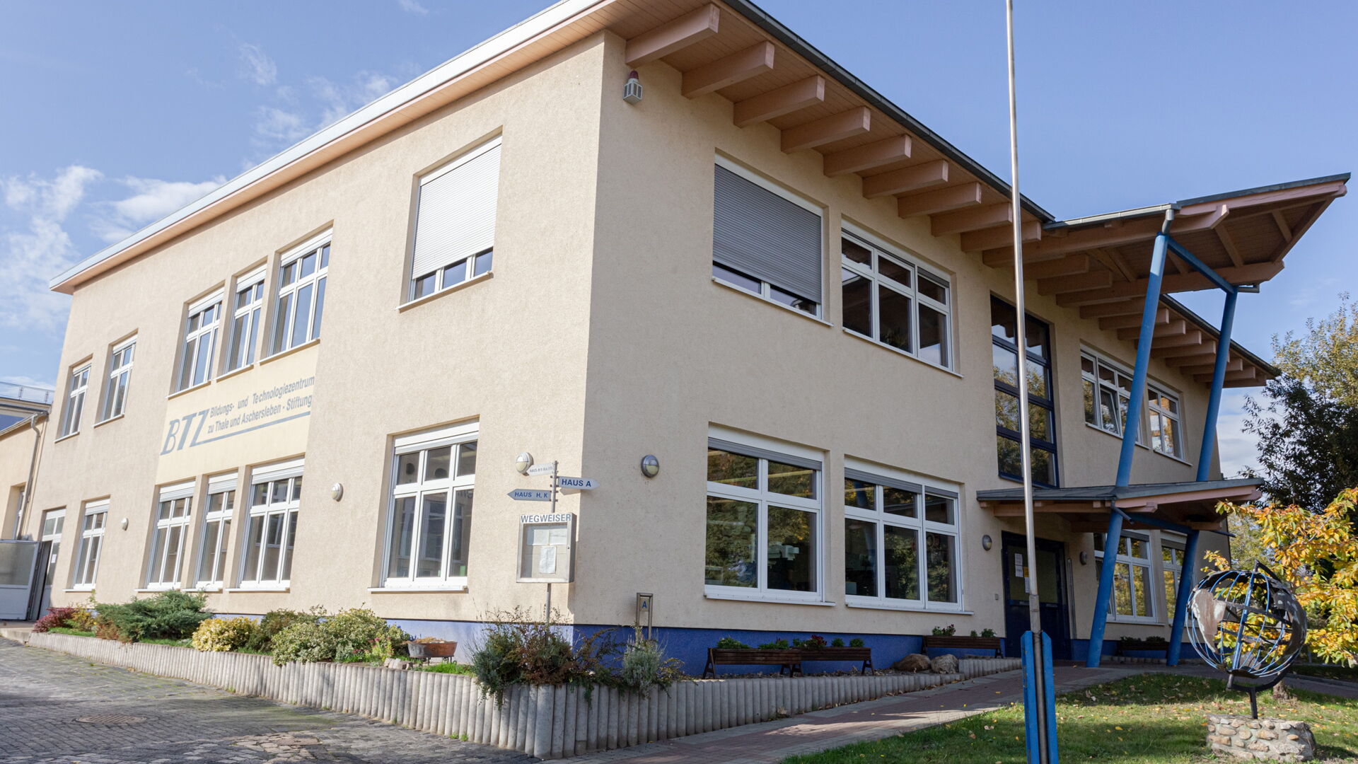 Gebäude Standort BTZ Thale Bildungszentrum