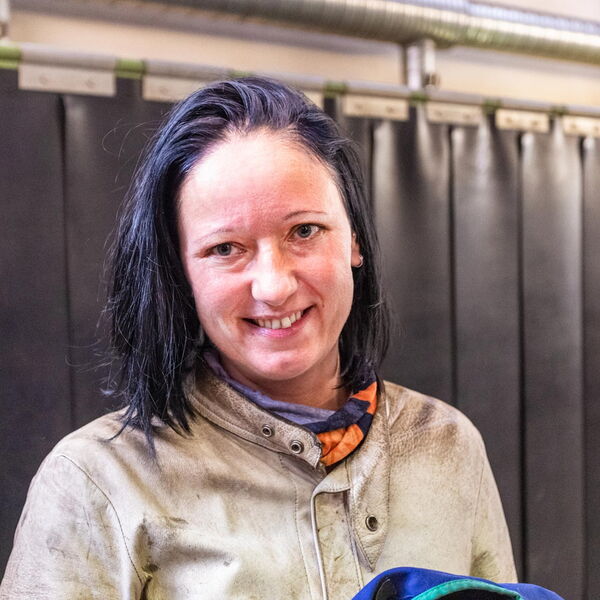 Porträt Schweißerin