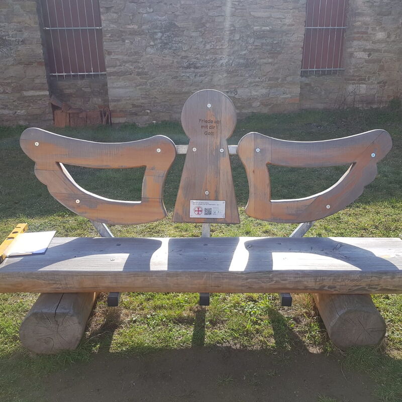 Sitzbank Wernigerode Holzbearbeitung Schnitzkunst BTZ Produktion