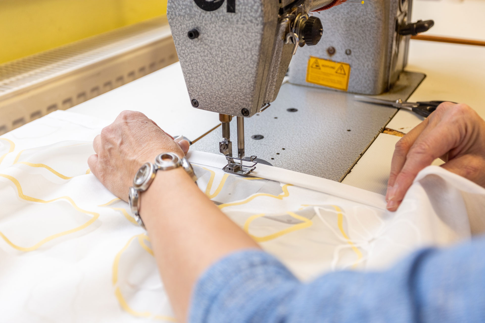 Stoff Nähen Gardine Raumausstatter Nähmaschine Aschersleben